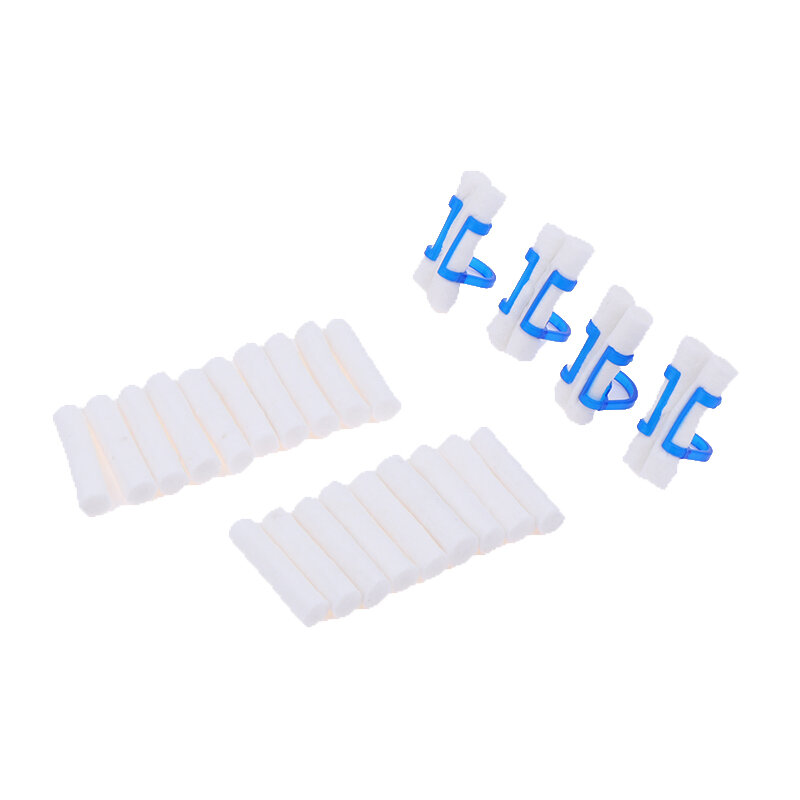 50 pz/borsa 100% cotone rotolo di cotone dentale materiale dentista prodotto sbiancante per denti rotoli di cotone chirurgico ad alto assorbimento