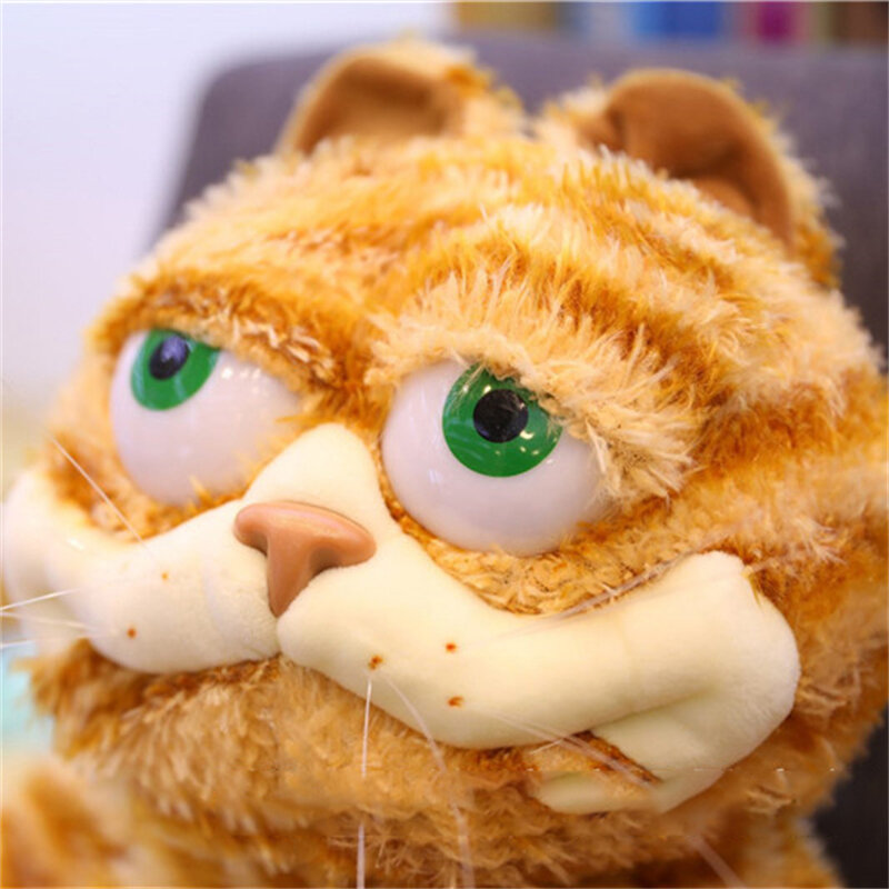 Garfield Fat Cat Cute Plush Doll Kawaii Fluffy Soft Classic Cartoon Characters Stuffed Toy Ugly Cat Sofa Pillow Christmas Gift