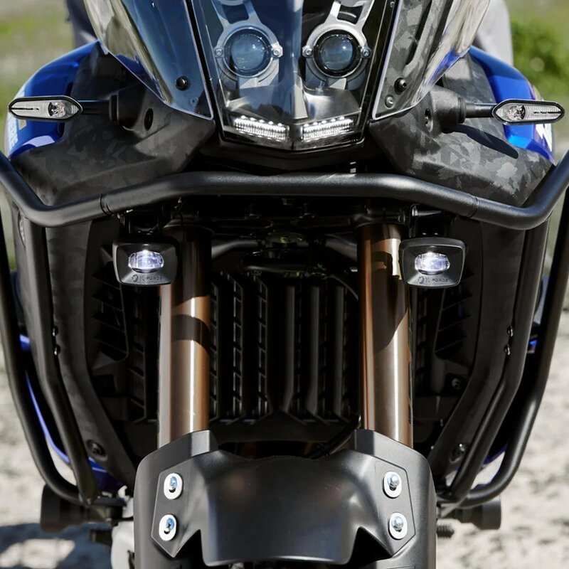 야마하 Tenere700 테네레 700 월드 레이드 2022 2023 오토바이 액세서리, 안개등 브래킷 램프 보조 바, 블랙 거치대