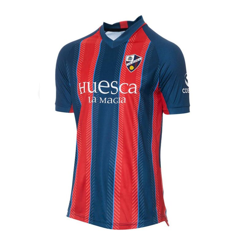 Penjualan laris tim LA LIGA 23-24 "Huesca Top Zomer zomoutdoor Losse Top 3d Geprint T-Shirt Polo Niet-Aangepast