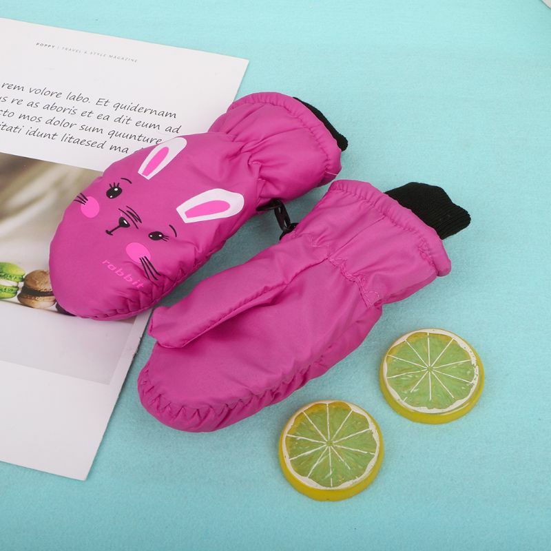 Dziecięce zimowe ciepłe rękawiczki Wiatroszczelne dla dzieci Chłopcy Dziewczęta Narciarstwo Kolarstwo Wspinaczka G99C