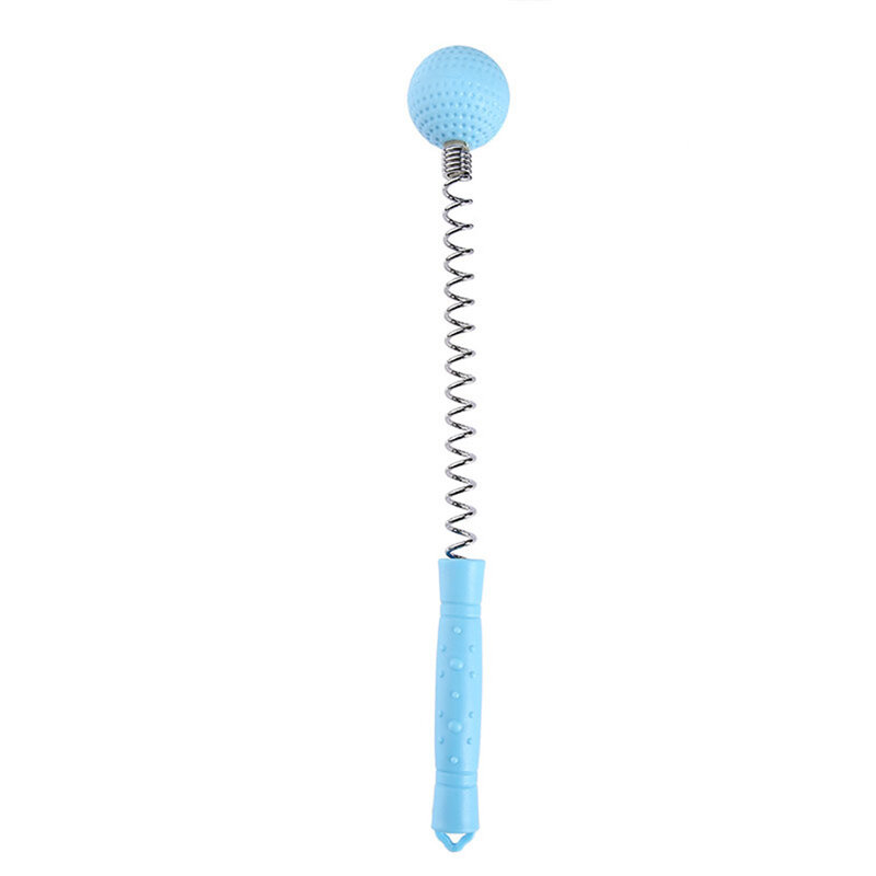 Massage Multi-purpose Massager Stick Golf Ball Shaped Spring Hammer for