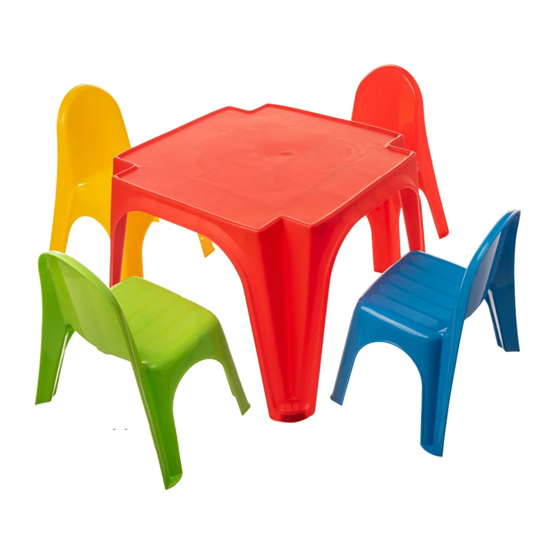 Juego de mesa y silla para niños