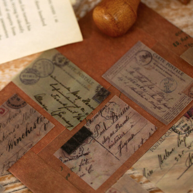 10 stylów ręcznie robione konta zdobione w stylu Vintage papierowy materiał Vintage Art scrapbook zdobione DIY notatnik papier podkładowy magazynu