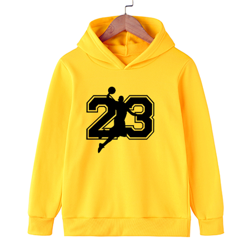 No. 23 men's and girls 'fashionable casual hooded sweater 2024 spring and autumn new style