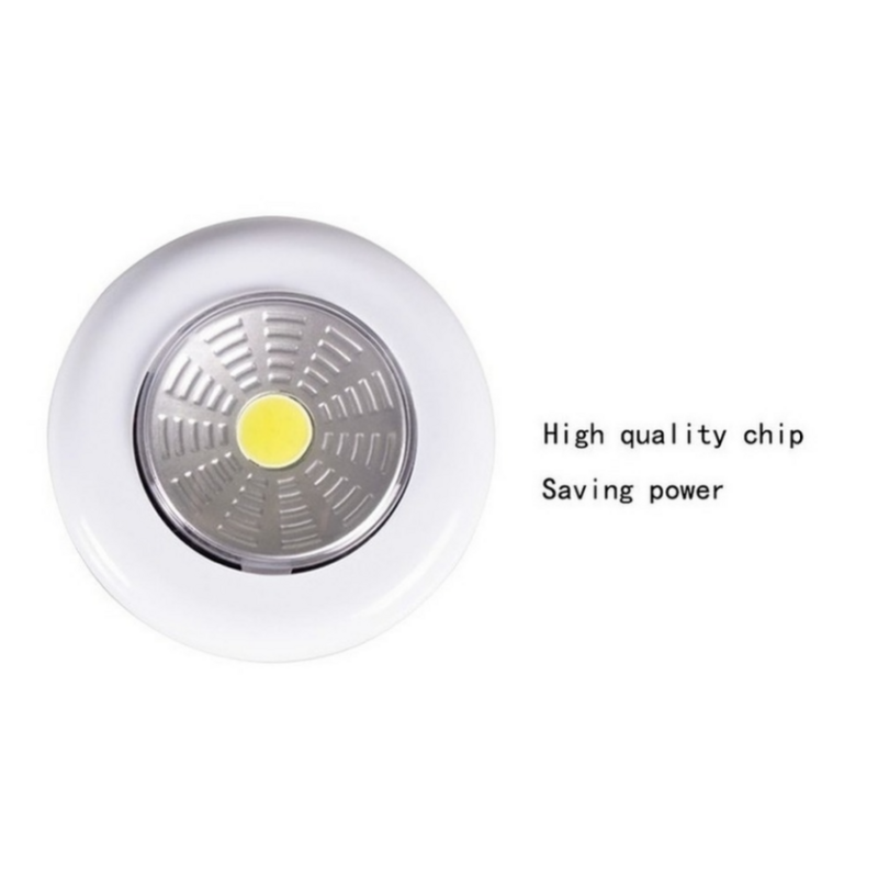 Phlanp-COB LED sob a luz do armário com adesivo adesivo, lâmpada de parede sem fio, luz noturna para armário, armário, gaveta, armário, quarto