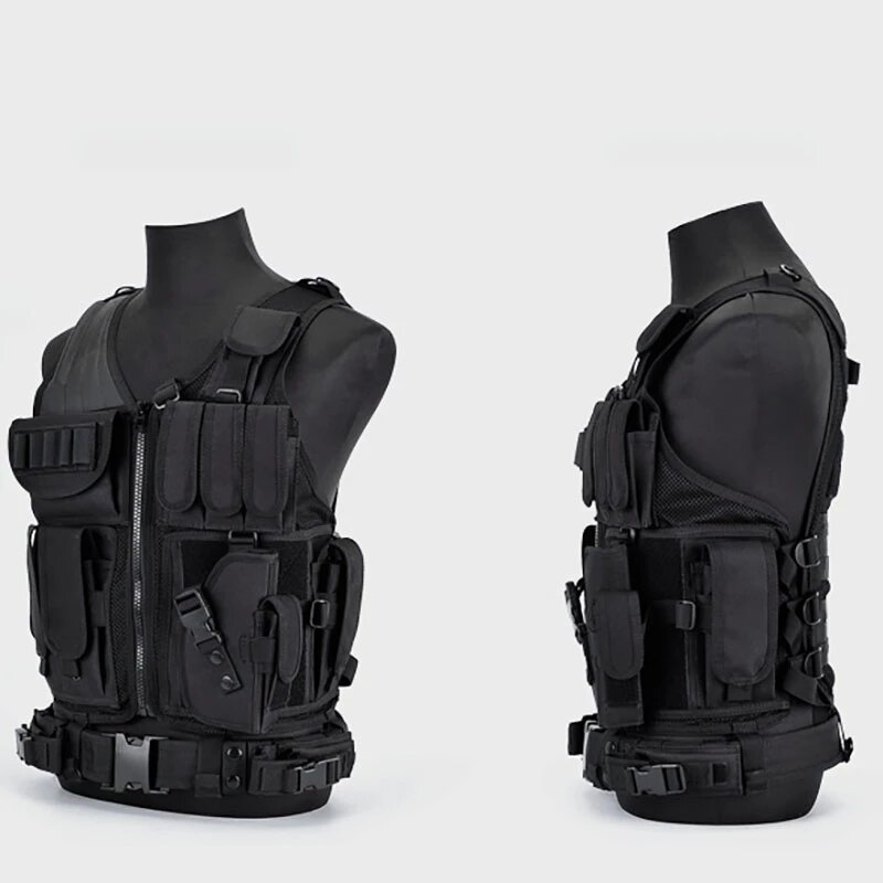 Breathable SWAT Tactical Vest Military Combat Armor Vests Security Hunting Army Outdoor CS Game Airsoft Jacket Training Suit