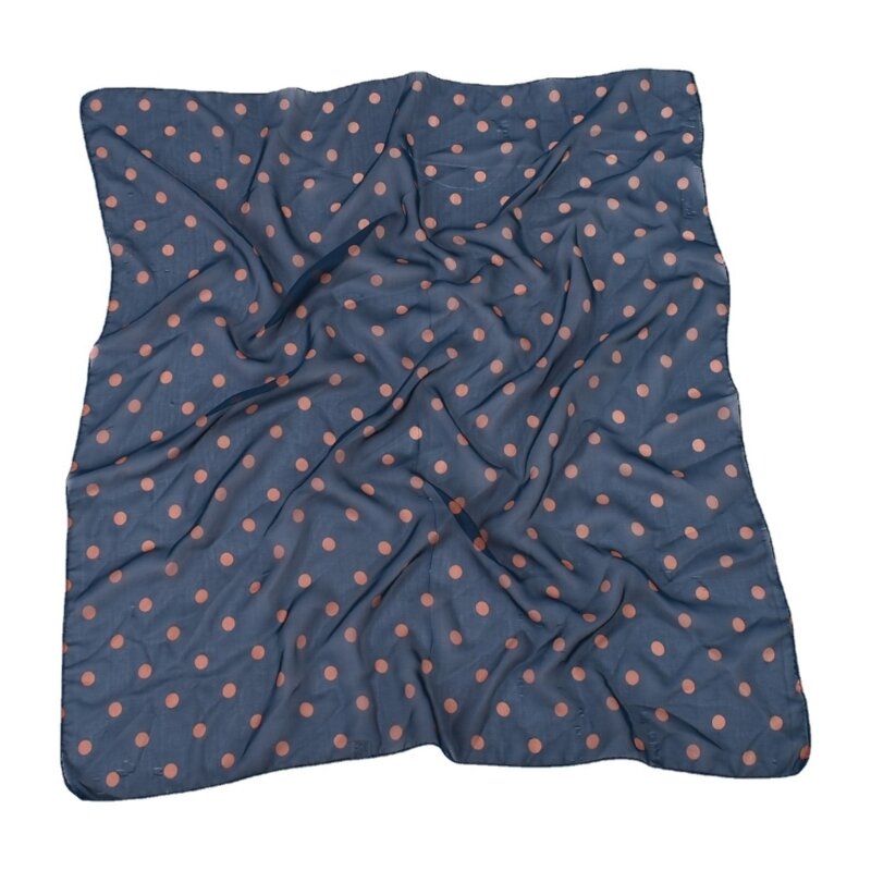 Damen-Halstuch, gepunktet, mehrfarbig, Taschentuch, Bandana, Schal, perfekt für den Sommer