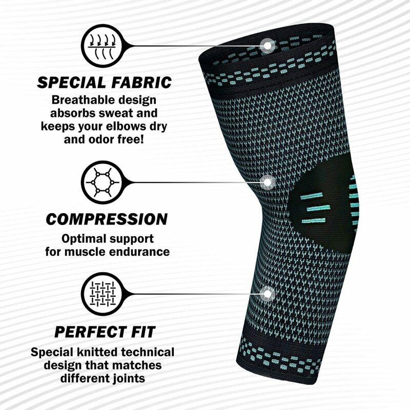 1PCS Elastic Elbow Brace Arm Sport Support Elbow Sport Safety Cotoveleira Breathable Arm Sleeve Elbow Pads Compression Coderas
