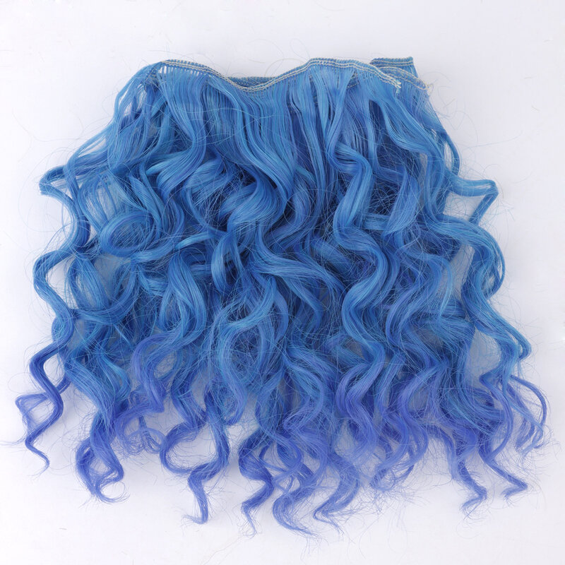 15*100cm High Quality Screw Curly Hair Extensions for All Dolls DIY Hair Wigs Heat Resistant Fiber Hair  Accessories Toys