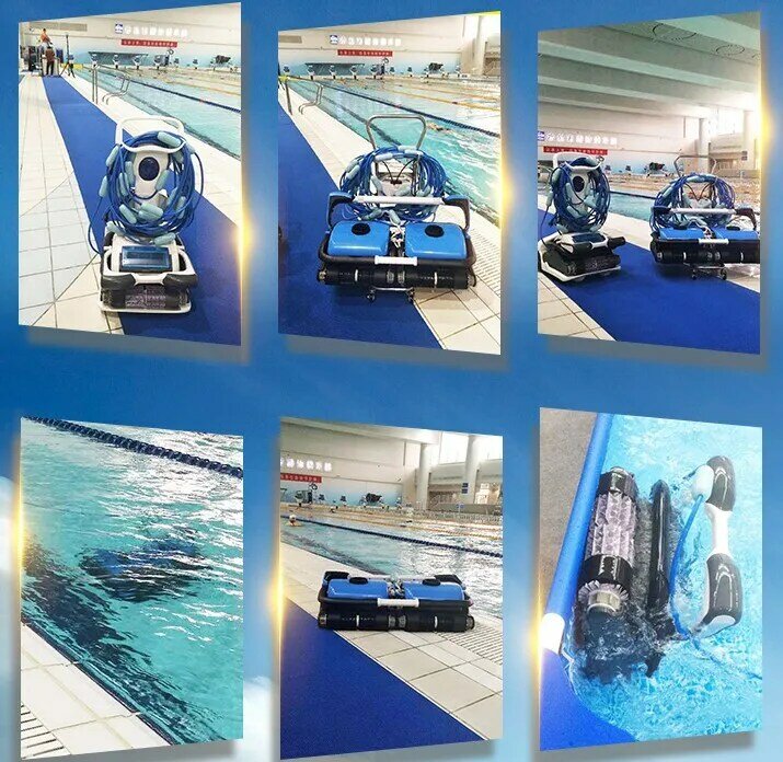 เครื่องดูดฝุ่นหุ่นยนต์อัจฉริยะระบบอัตโนมัติรูปซูเปอร์ฮีโร่ Pikes สำหรับเครื่องทำความสะอาดสระว่ายน้ำ