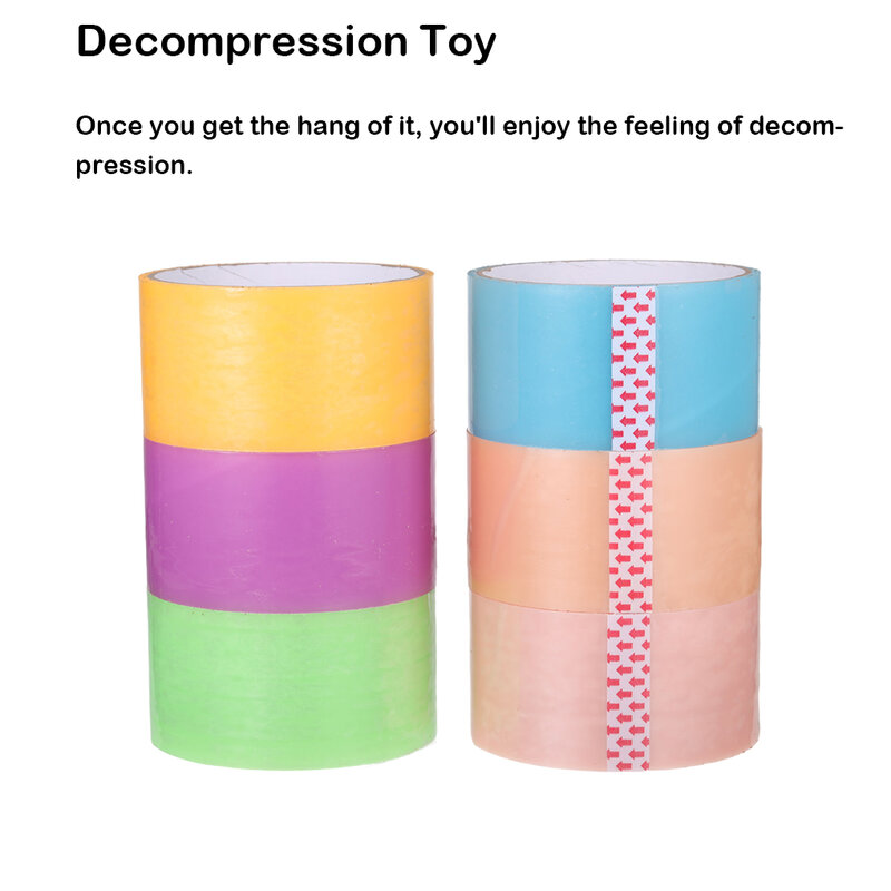 DIY Sticky Ball Tape Stress Relief Luminous Decompression Crafts Home School