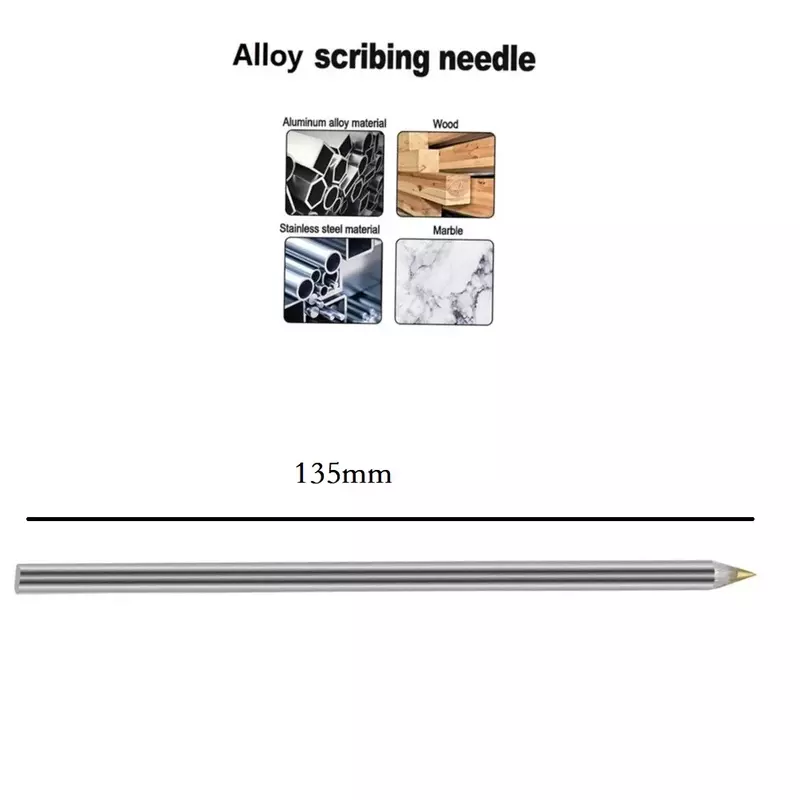 135 мм, металлическая ручка для письма, металлическая, деревянная, стеклянная плитка, режущий маркер, карандаш для металлических работ