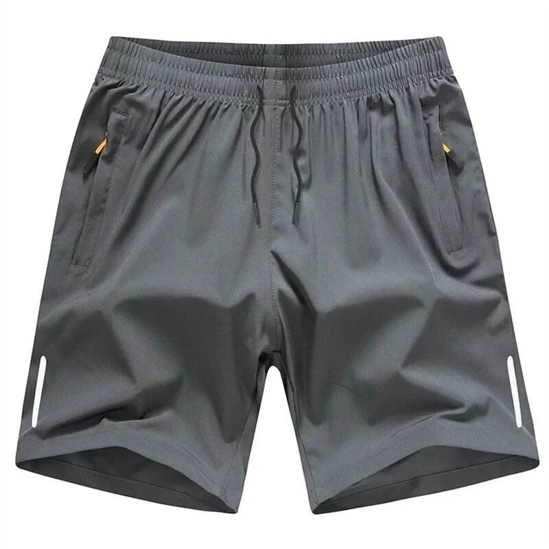 Celana pendek binaraga pria, bawahan pantai musim panas pria, sejuk nyaman meregang Slim Fit, olahraga, lari ukuran besar L-5XL