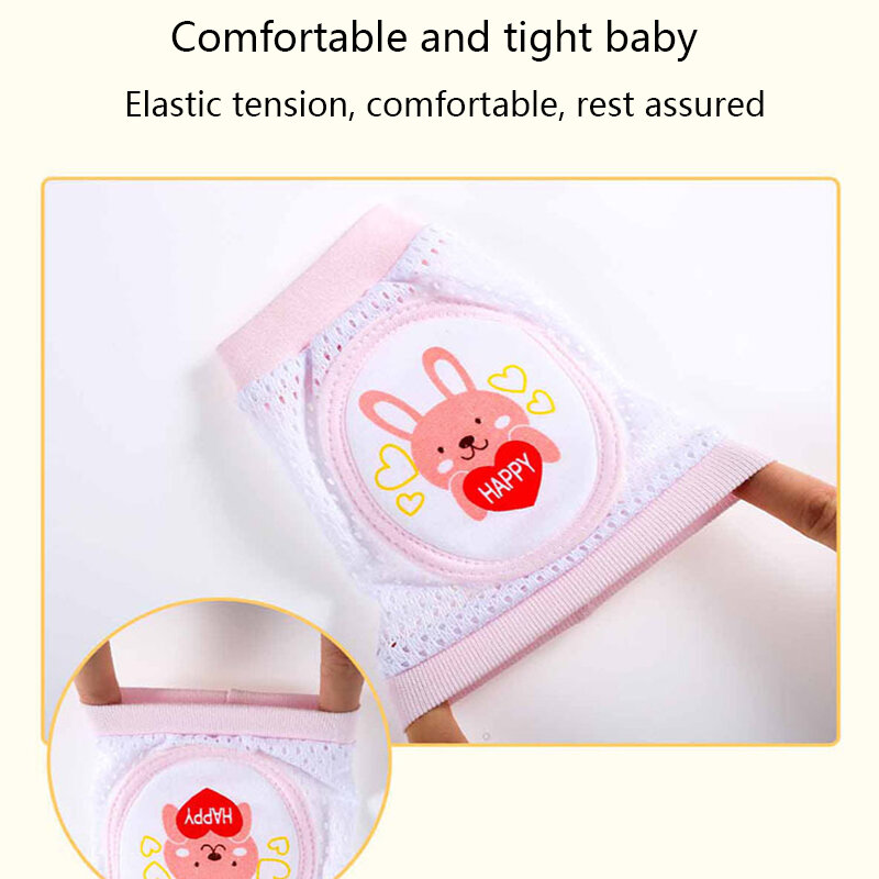 0-3Y ginocchiere per bambini gomito strisciante protezione per bambini sicurezza ginocchiera per neonati strisciante traspirante antiscivolo accessori per bambini