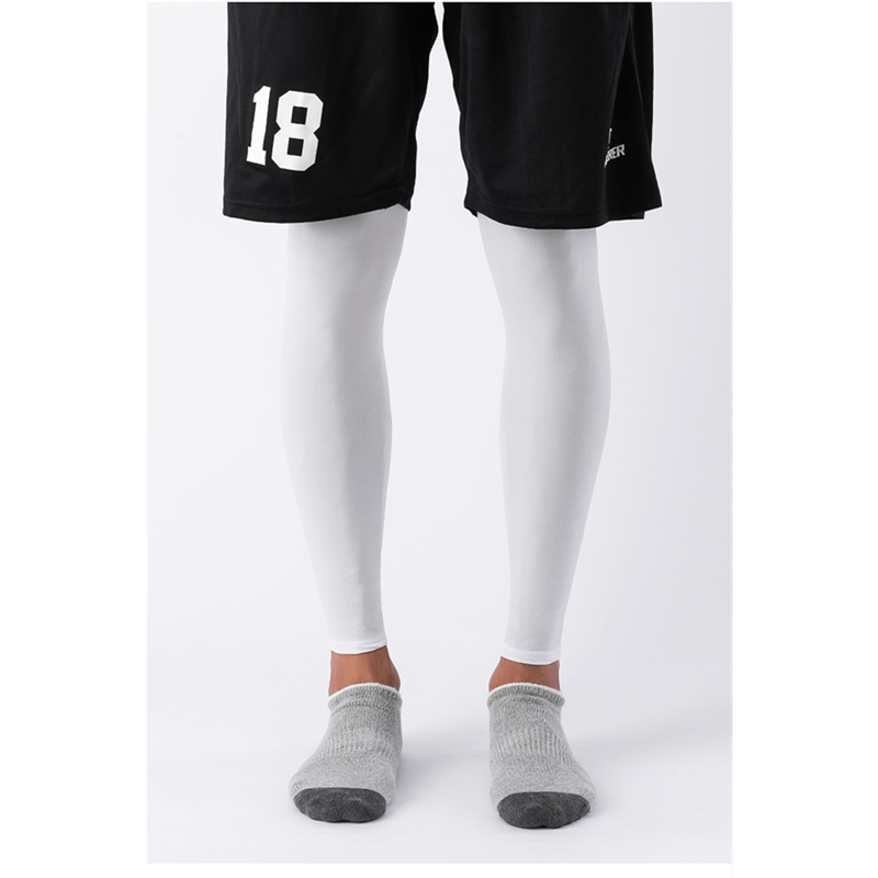 Sports Leg Sleeves Full Length Summer Anti-UV Protection Leg Warmers Men Women Running Basketball Cycling Fitness Foot Cover