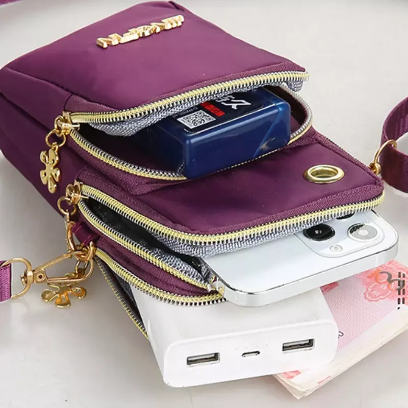 Tas selempang ponsel modis untuk wanita, tas bahu kantung ponsel 2023