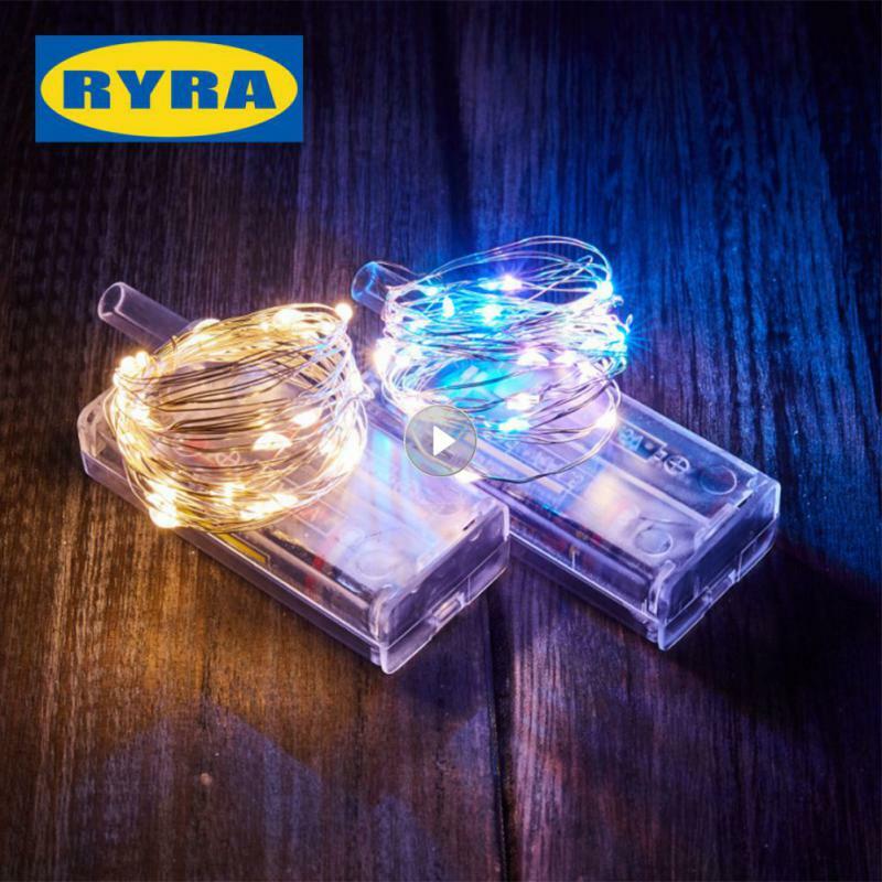 Waterproof Copper Wire String Lights, Fairy Lamp, Guirlanda, Casa, Natal, Casamento, Decoração do partido, Bouquet Lights, 30 LED