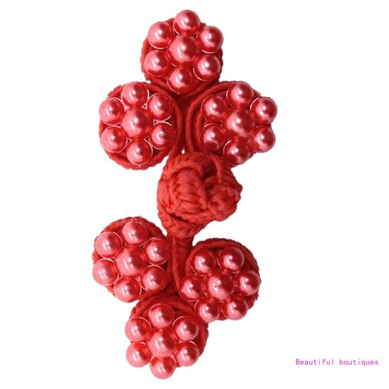 Perline cinesi colore Bottoni con nodo Cardigan cinese Artigianato decorativo per cucire DropShip