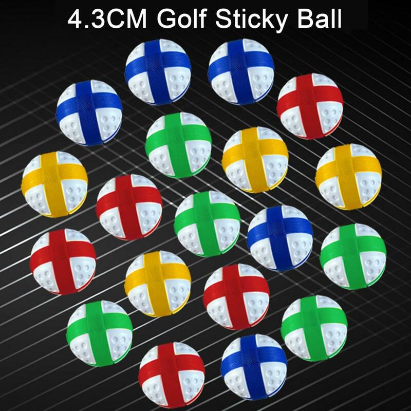 5 Stück klebrige Wurfball befestigen Haken Design Darts cheibe Ball 4,3 cm Mini Darts cheibe Ziel Ball Spiel klebrigen Ball Outdoor-Sport