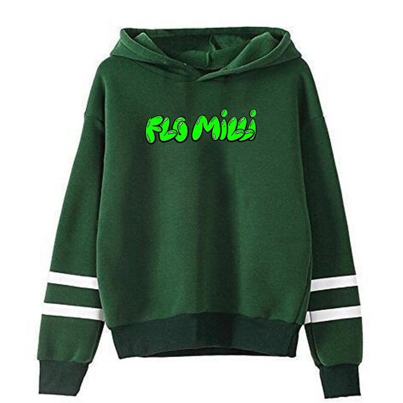Flo Milli Merch Hoodie Unisex Pocketless Parallel Bars Sleeve Streetwear Men Women Hooded Sweatshirt Hip Hop Clothes
