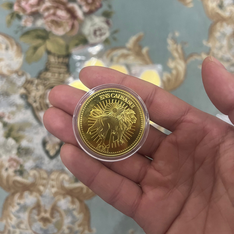 Film John Wick Continental Hotel złota moneta zbieranie monet rekwizyty do Cosplay wysokiej jakości akcesoria kolekcja