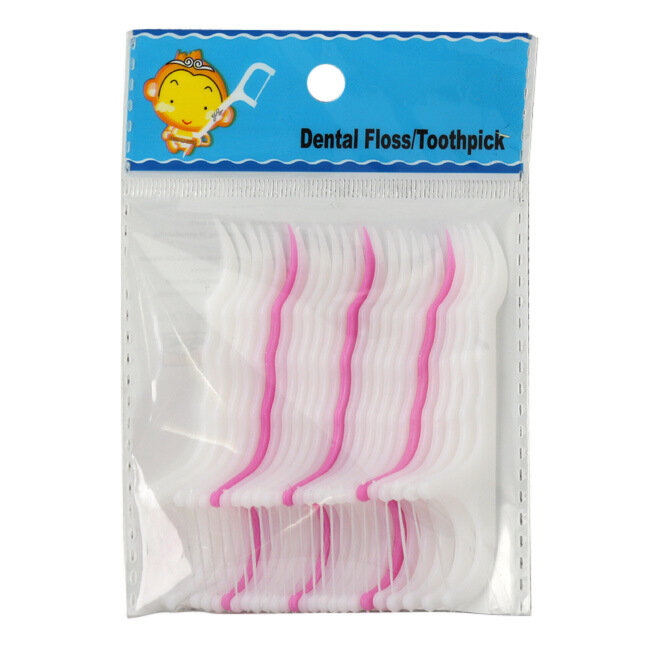 Venda quente fio dental interdental escovas palitos de dentes floss picareta dentes limpeza vara higiene oral cuidados dental descartável flosser