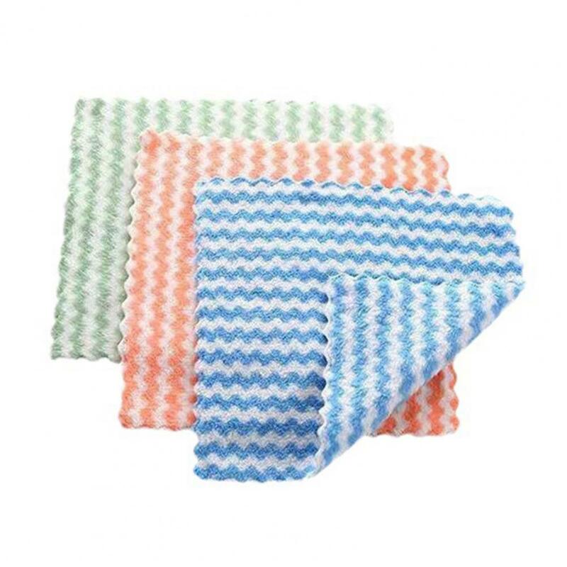 Dishcloth Set of 5 Super Absorbent Kitchen Dish Cloths Ultrafine Fiber Rags for Powerful Decontamination Quick for Superfine