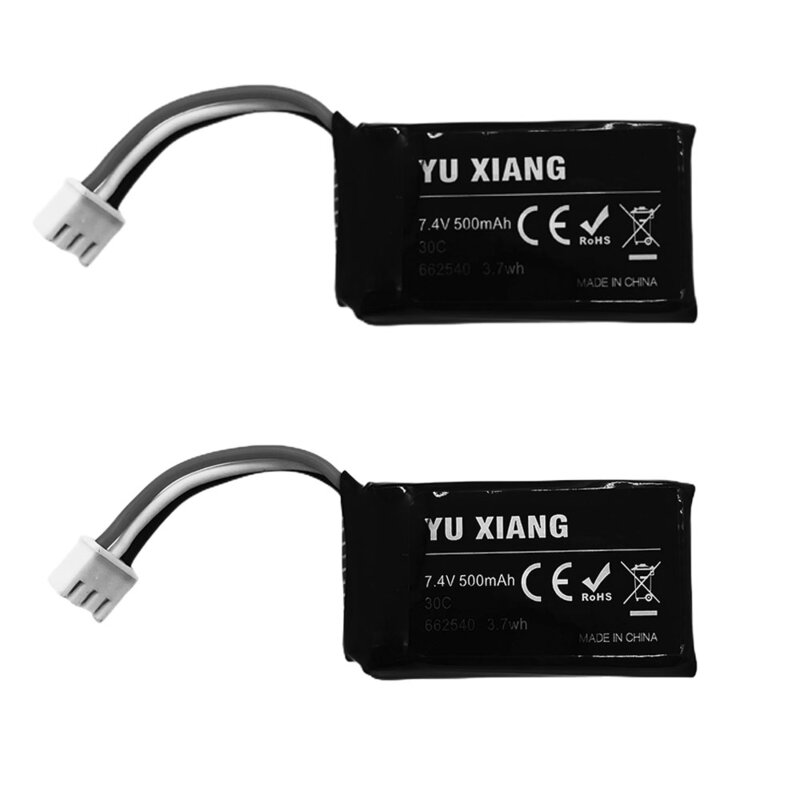 YU XIANG F120 Battery 7.4V 500mAh Lipo RC Helicopter Spare Parts Accessories