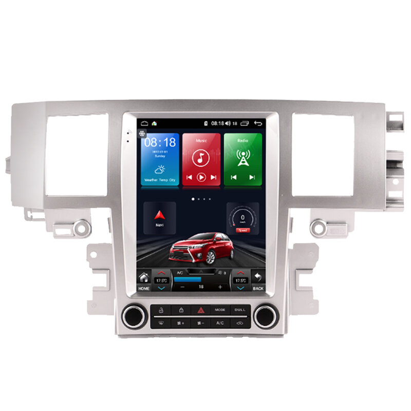 Tesla Gaya Layar Vertikal Radio Mobil Android 11.0 untuk Jaguar UF 9.7 ''Carplay Mobil Multimedia GPS Navigasi Unit Kepala 2004-2015