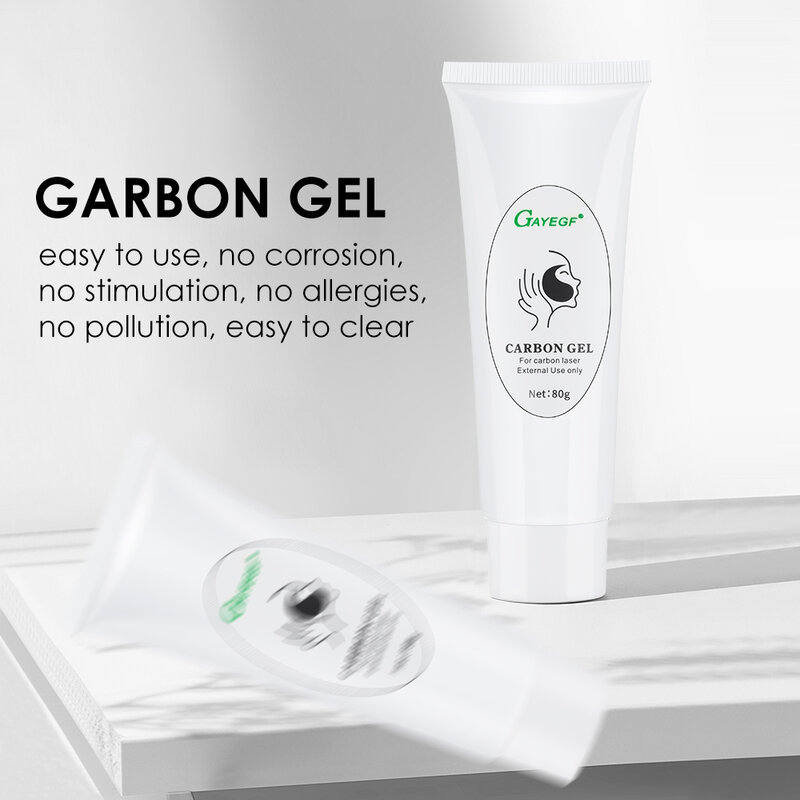 Gel de carbono para limpieza profunda, crema facial negra hidratante para el rejuvenecimiento de la piel con láser, eliminación de espinillas, blanqueamiento, cuidado de la piel, nuevo