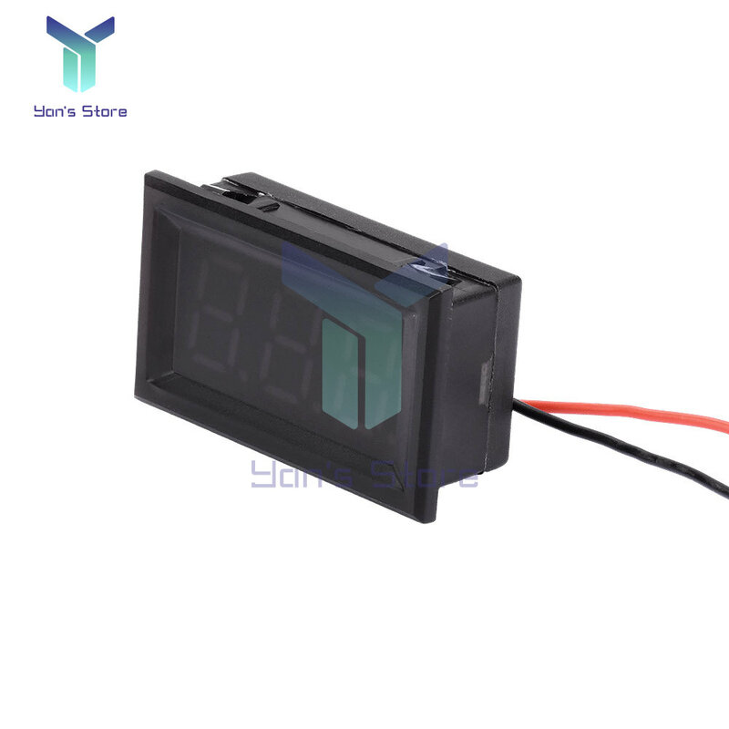 1/5pcs 0,56 Zoll LED Digital anzeige Voltmeter Detektor wasserdicht DC 4,5-30V Spannungs monitor Tester Manometer für Motorrad auto