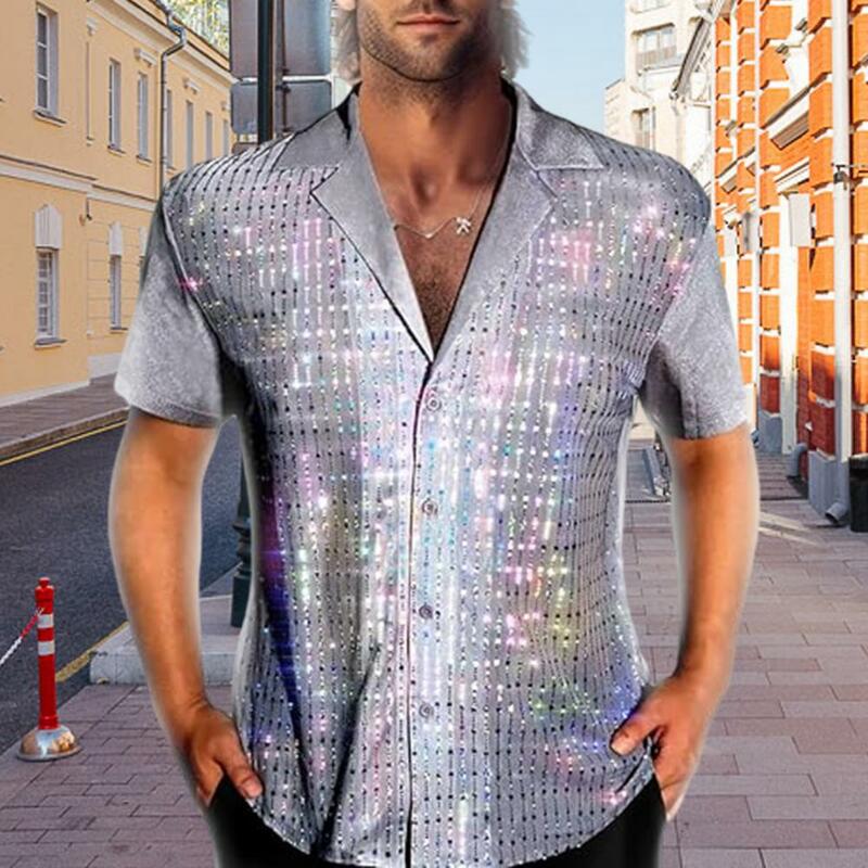 Occasion: Men's tops are suitable for many occasions, daily life, stage performances, parties, dates, family, travel.