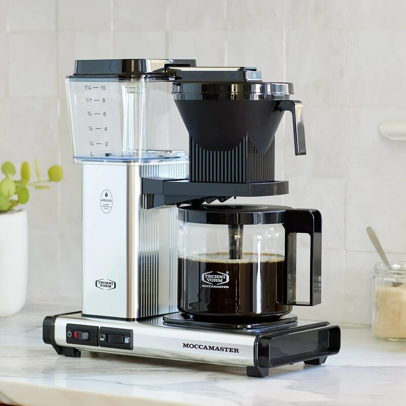 آلة صنع القهوة ، 10 أكواب ، آلة صنع القهوة ، البرتقال ، 1.25 لتر ، kbgv ، 1.25 لتر