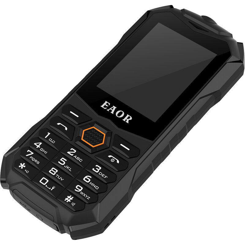New IP68 Waterproof Phone Slim Rugged Phone Shockproof 2000mAh Dual SIM Keypad Phones Feature Phone with Glare Torch Cellphone