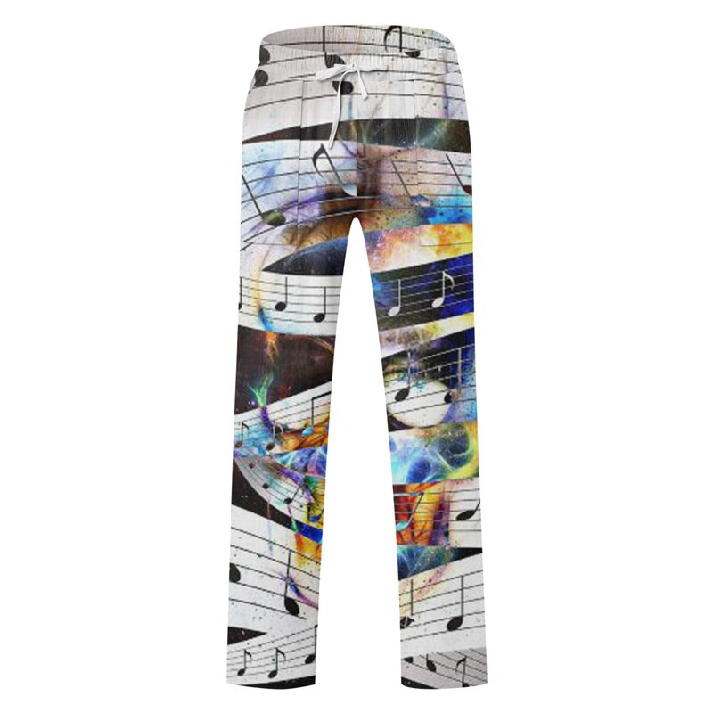 Pantalones de playa con bolsillos para hombre, pantalón de chándal atlético, holgado, informal, ligero, cintura elástica, Verano