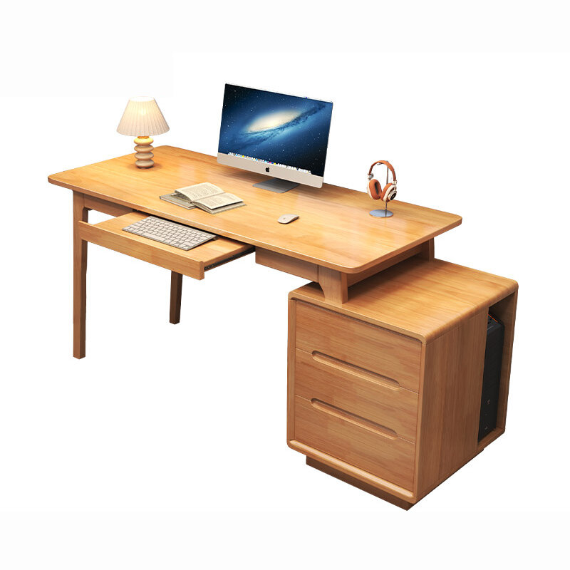 مكتب كمبيوتر خشبي محمول مع درج ، دفتر مكتب ، مكاتب كمبيوتر ، منظم غرفة النوم ، أثاث منزلي متعدد الوظائف