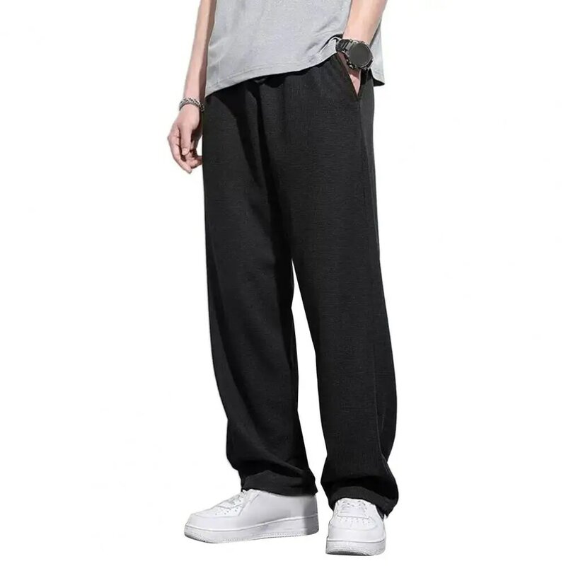 Men's Jogger Sweatpants Fashion Drawstring Streetwear Casual Trousers Male Loose Harem Pant Trousers Track Pants Men Sportpants