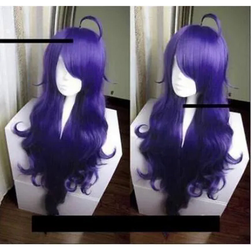 Фиолетовый кудрявый парик для косплея асурамару вампира сероф из конца