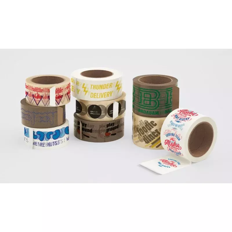 Customized product Wholesale custom white shipping tape branded packing tape with logo
