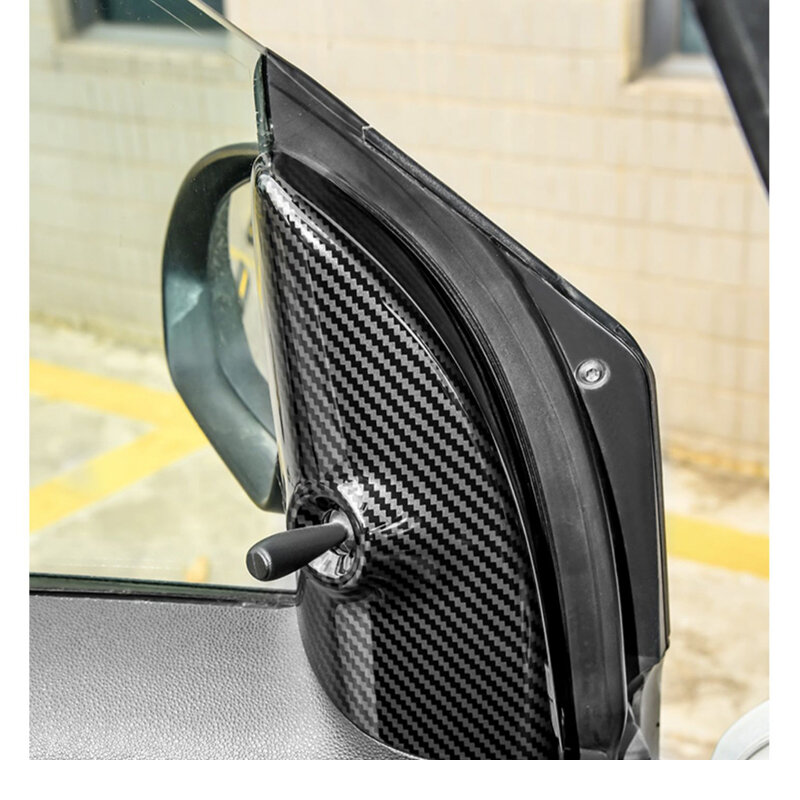 سيارة A-عمود غطاء الزخرفية ملصقا مرآة الرؤية الخلفية تعديل إطار الكسوة لمرسيدس الذكية 451 Fortwo تعديل الملحقات