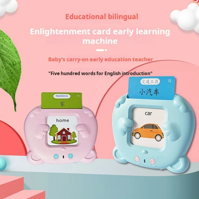 Angielski aparat cyfrowy edukacyjne oświecenie dzieci wczesna maszyna do uczenia karta zabawka rozwijająca inteligencję dla dzieci