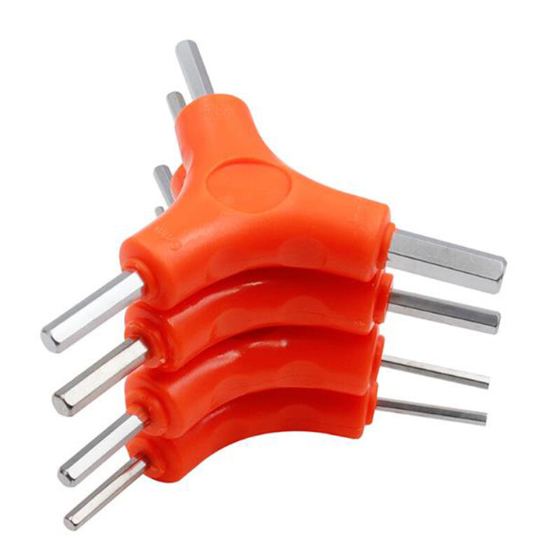 Reliable Bike Maintenance with the 3 In 1 Trigeminal Hex Key Hexagon Wrench Hand Tools, Slip resistant and Wear resistant