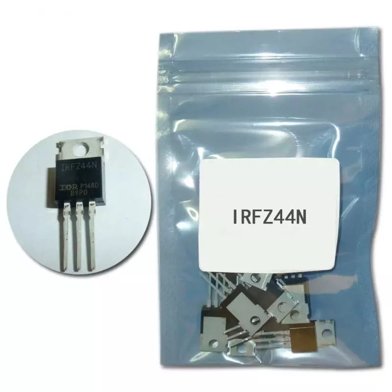10/25pcs IRFZ44N Mosfet asli ke-220 TO220 Kit irfz44n Kit Transistor mosfet
