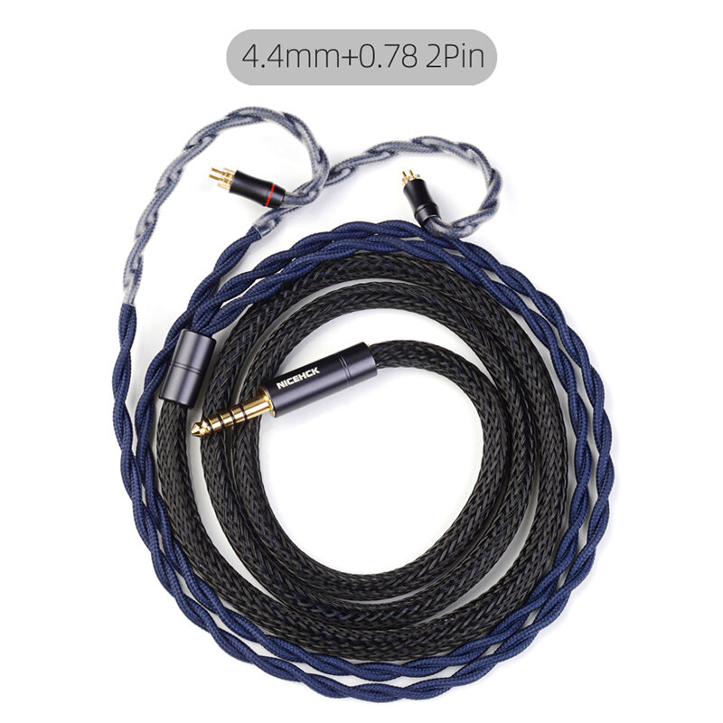 NiceHCK DragonScale 7N OCC + палладиевый серебряный сплав смешанный кабель для наушников MMCX 2Pin для N5005 MK4 Legacy2 1,3 вариации