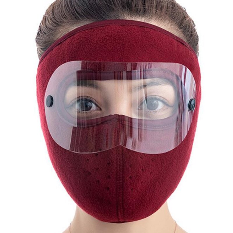 Full Face Windproof Mask Fleece Warm Face for Protection Cover Winter Cold Proof Face Mask for Women Men Unisex
