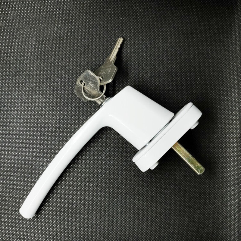 Pengunci Kunci Gagang Jendela Universal dengan Gagang Pintu Keamanan Anak Kunci untuk Gagang Pintu Pemutar Jendela Kaca Ganda