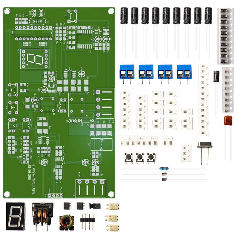 Kit diy circuito eletrônico de baixa potência isolado regulado fonte de alimentação peças de montagem eletrônica para crianças auto montagem