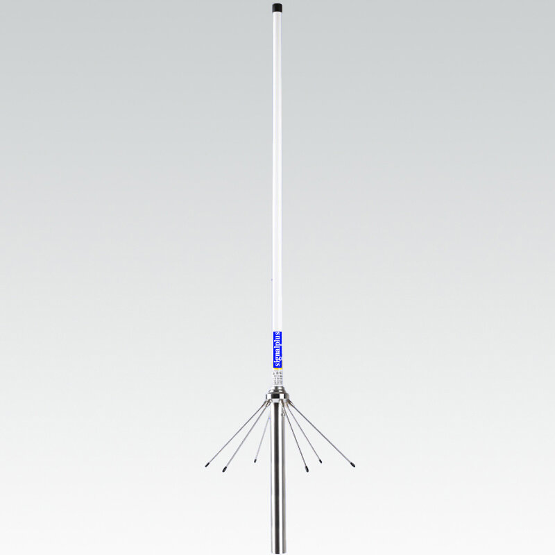 Antena de radio UV para exteriores, repetidor de walkie-talkie de doble banda, vhf, uhf, omni, base de fibra de vidrio, SO239, SL16-K, 144/435Mhz