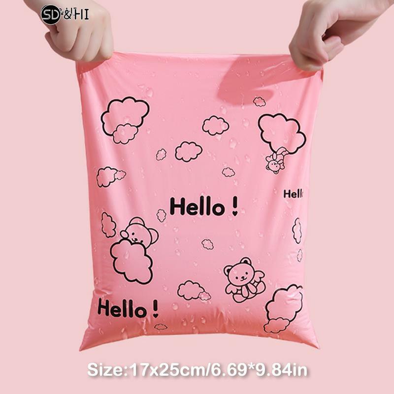 10Pcs  Courier Bag Envelope Packaging Delivery Bag Waterproof Self Adhesive Seal Pouch Mailing Bags Plastic Transport Bag